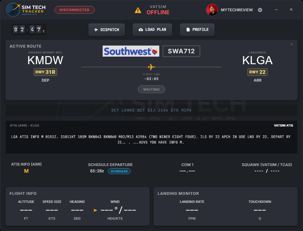 SIM TECH TRACKER App